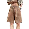 Nuevos shorts de verano estilo Harajuku 2026, pantalones cargo hasta la rodilla, casual simple ins, versátiles de moda japonesa