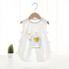 Chaleco fino y fresco de verano sin mangas estilo Pipa para bebé, mameluco para recién nacido, mono casual de dibujos animados