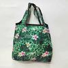 Bolsa de Compras Plegable Nueva Supermercado Transfronteriza Bolsa Tote Portátil de Tela Floral Bolsa Tote de Compras de Supermercado Bolsa de Comestibles