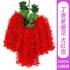 Decoración de Techo de Flores de Glicinia Artificial Glicinia Lila Flor Falsa Enredadera de Frijol Densa Fondo de Boda Tira de Flores