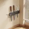 Soporte para cuchillos de cocina Estante de almacenamiento Acero al carbono Sin perforaciones Soporte de pared para cuchillos Estante de almacenamiento Soporte para cuchillos Estante para cuchillos de cocina doméstico