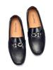 Estación Europea Cuero Genuino Nuevo Versátil Zapatos Doug para Hombre Conducción de Conductor Antideslizantes Resistentes al Desgaste Goma Transpirable Zapatos Lefu para Hombre