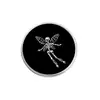 Broche de Calavera de Horror de Halloween Insignia de Metal Accesorios para Ropa Pines de Solapa Patrón Geométrico Redondo Venta al por Mayor de Fábrica