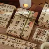 Papel de Presente Estilo Chinês Lanting Xu, Papel Material Criativo para Presente Caligrafia Estilo Antigo, Papel Artístico DIY Capa de Livro Feita à Mão