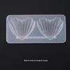 Molde de gota de cristal DIY Papoula série Oceano molde de concha formato de concha coração molde de silicone espelhado