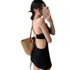 Venda Direta da Fábrica Maiô para Mulheres, Peça Única Estilo Saia Cor Sólida, Seios Pequenos, Emagrecedor, Cobre a Barriga, Conservador para Estudantes, Doce e Fofo para Férias
