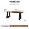 Tiantong Mesa de madeira maciça americana Mesa de computador de mesa para 2 pessoas Mesa de quarto Mesa de estudo para estudantes Mesa de estudo para 4 pessoas
