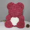 Oferta EspecialOso de Espuma de Polietileno Oso Rosa Flor Eterna Regalo para el Día de la Madre Cumpleaños Flor Artificial 520