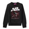 BLACK SABBATH SABBATH Banda Rock Punk Europeo y Americano Holgado Oscuro Manga Larga Suéter para Hombre