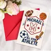 Paquete de Tarjetas de Felicitación con Sobre - Tema: Bol Nuevo de Evento Deportivo Mundial de Fútbol - Tarjeta de Agradecimiento de Cumpleaños