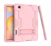 Adequado para Samsung Tab A7 2020 T500 capa de tablet de silicone à prova de choque de cor contrastante suporte de PC T505 capa protetora