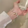 Pulseira de pérolas de alta qualidade que combina com tudo, nova pulseira de contas de obsidiana antiga chinesa para mulheres, pulseira de cristal, joias por atacado