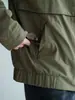 Chaqueta Ligera Cortavientos Raglán con Cuello Alto para Hombre, Nuevo Estilo Primavera/Verano 2026, Textura Ligeramente Arrugada, Colores Contrastantes, Ropa Exterior Casual