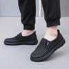 Sapatos Masculinos 2025 Primavera Novos Comércio Exterior Malha Sapatos Masculinos Respiráveis Resistentes ao Desgaste Antiderrapantes Slip-on Preguiçosos Sapatos Masculinos de Sola Macia
