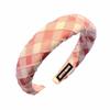 Faixa de cabeça rosa super fada com caveira top headband feminino 2023 Nova elegante faixa de cabelo para alisar borda larga grampo para lavar o rosto coque de cabelo