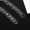 17*27mm hebilla de cadena acrílica transparente material para accesorios de joyería DIY llavero bolsa carcasa de teléfono móvil