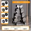 Juego Combinado de Mancuernas de Acero Puro para Uso Comercial, Fitness Masculino, Uso en Casa, Juego Completo de 10 kg de Acero Sólido Recubierto de Goma para Gimnasio de Mujeres
