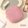 Bolsa de almacenamiento para toallas sanitarias de pana transfronteriza, bolsa gruesa para toallas de la regla, bolsa de almacenamiento para toallas sanitarias, bolsa de algodón sanitario, bolsa pequeña mensual