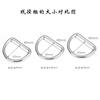 Nuevo Anillo Ajustador en Forma de D Plata Hierro Hebilla Bolsos Ropa Bolsos de Hombro Accesorios Mochila Escolar con Costuras Hebilla Anillo en Forma de D