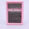 Pestañas de Racimo DIY Forma de Libro Puntiagudas Hada Amazon Comercio Electrónico Segmentadas 40D Transfronterizas Europeas y Americanas Pestañas Falsas