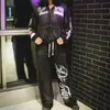 Moda Retrô Gótica Y2K Transfronteiriça Hoodie Europeu e Americano Estampa de Letra Hip-Hop Cardigã Solto Moletom com Zíper