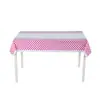 Mantel de Mesa para Fiesta Cuadros Nuevos Transfronterizo Peva Impermeable y a Prueba de Aceite Mantel Desechable Mantel de Decoración para Fiesta