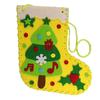 Decoraciones de calcetines de Navidad preescolar hecho a mano paquete de materiales de producción DIY juguetes educativos para niños regalos de Navidad