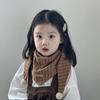 Bufanda Triangular Infantil Estilo Coreano Otoño e Invierno Delgada Estilo Occidental Protección para el Cuello a Prueba de Viento Cálida Cuello de Bebé a la Moda