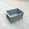 Caja de plástico gris con ruedas, modelo 450-230, marco interior de plástico de 450 x 320 x 230 cm.