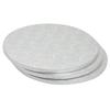 Base de pastel corrugada redonda de 12 mm, bandeja para pastel de plata blanca, tabla de tambor para pastel al por mayor