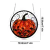 Éxito de Halloween en Amazon: Colgante acrílico de puesta de sol con ola de mar de colores, decoración del hogar, adorno colgante para jardín