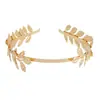 Europeo y Americano Nuevo Diosa Griega Moda Tocados Estilo Barroco Retro Diadema de Hoja Dorada Accesorios para el Cabello Nupcial Boda