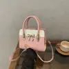 Bolso Pequeño de Bloques de Color Otoño para Mujer 2026 Nuevo de Moda Versátil para el Trabajo Bolso de Hombro Lujo Ligero Elegante Cruzado