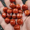 Cuentas de jade secas de color verde estilo vintage de 12*14 mm, cuentas sueltas, cuentas cilíndricas de jadeíta roja sangre de pollo, cuentas espaciadoras, cuentas tipo botón de jade amarillo aceite de pollo, cuentas tipo llanta
