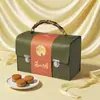 Caja de Regalo de Cuero de Gama Alta para Pasteles de Luna Caja de Regalo Empaque de Gama Alta Caja para Pasteles de Luna de Mediados de Otoño 2025 Venta al por Mayor