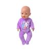 Ropa para muñeca Shafu de 43 cm Mono con estampado de conejo de dibujos animados Muñeca American Girl de 18 pulgadas