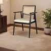 Cadeira de Rattan Nórdica Madeira Maciça Cadeira de Mahjong Escritório Lazer Cadeira com Encosto Atacadista Comercial Simples Pousada Cadeira de Mesa de Jantar