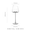 Copa de vino de cristal para el hogar, copa de vino transparente con fondo cóncavo oblicuo, copa de lujo ligero para Borgoña, copa de champán estilo europeo