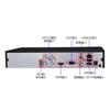 Hikvision grabador de video HD de red analógico coaxial de 4 canales 8 canales DS-7804HQH-K1 16 canales H.265