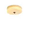 Lámpara de Techo para Dormitorio Principal Bauhaus Antiguo Medio Pasillo Balcón Estilo Crema Estudio Restaurante Lámparas de Cristal