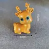Adorno de Gato Curioso de Boj Lindo Animal Creativo Mini Juguete de Gato de Madera Pieza de Mano Regalo de Cumpleaños
