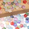 Contas de vidro com folha de ouro fosco e furos retos em formato de pentagramas, materiais para miçangas DIY para joias artesanais como brincos, colares e pulseiras