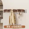 Colgador de Pared, Gancho para Puerta sin Taladro, Colgador de Abrigos para Entrada de Dormitorio, Estante de Almacenamiento