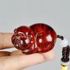 Palo de Rosa Zodiaco Cerdo Talla en Madera Cerdo Feliz Pieza de Mano Juguete de Madera Artesanías de Madera para Hombres
