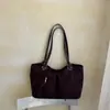 Bolsa Tote Patchwork Color Block da Moda para Mulheres, Grande Capacidade, para o Trabalho, Bolsa de Ombro Único, Novo Estilo 2026, Bolsa de Axila Simples de Nicho