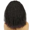 Peruca Europeia e Americana Transfronteiriça Peruca de Cabelo Longo Cacheado Curto Preto para Mulheres Europeias e Americanas Peruca Quente da África em Estoque