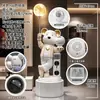 Projeção de Céu Estrelado Grande Ornamento de Chão Alto Alto Falante Bluetooth Urso Violento Sala de Estar Gabinete de TV Lateral de Sofá Presente de Inauguração
