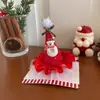 Muñeco de Nieve de Navidad Alce Campana Pasador de Pelo Femenino Lindo Sombrero de Navidad Pinza Superior Pasador Lateral Atmósfera Dulce Accesorios para el Cabello