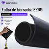 Direto da Fábrica Placa de borracha etileno-propileno resistente ao desgaste preta Almofada de borracha resistente a altas temperaturas EPDM anti-envelhecimento Placa de borracha EPDM