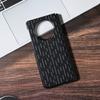 Nueva Funda para Teléfono Huawei Matex7, Sencilla y Resistente a Caídas, Adecuada para Matex6, Funda Protectora de Cuero de Grado Empresarial con Eje Central para Hombres